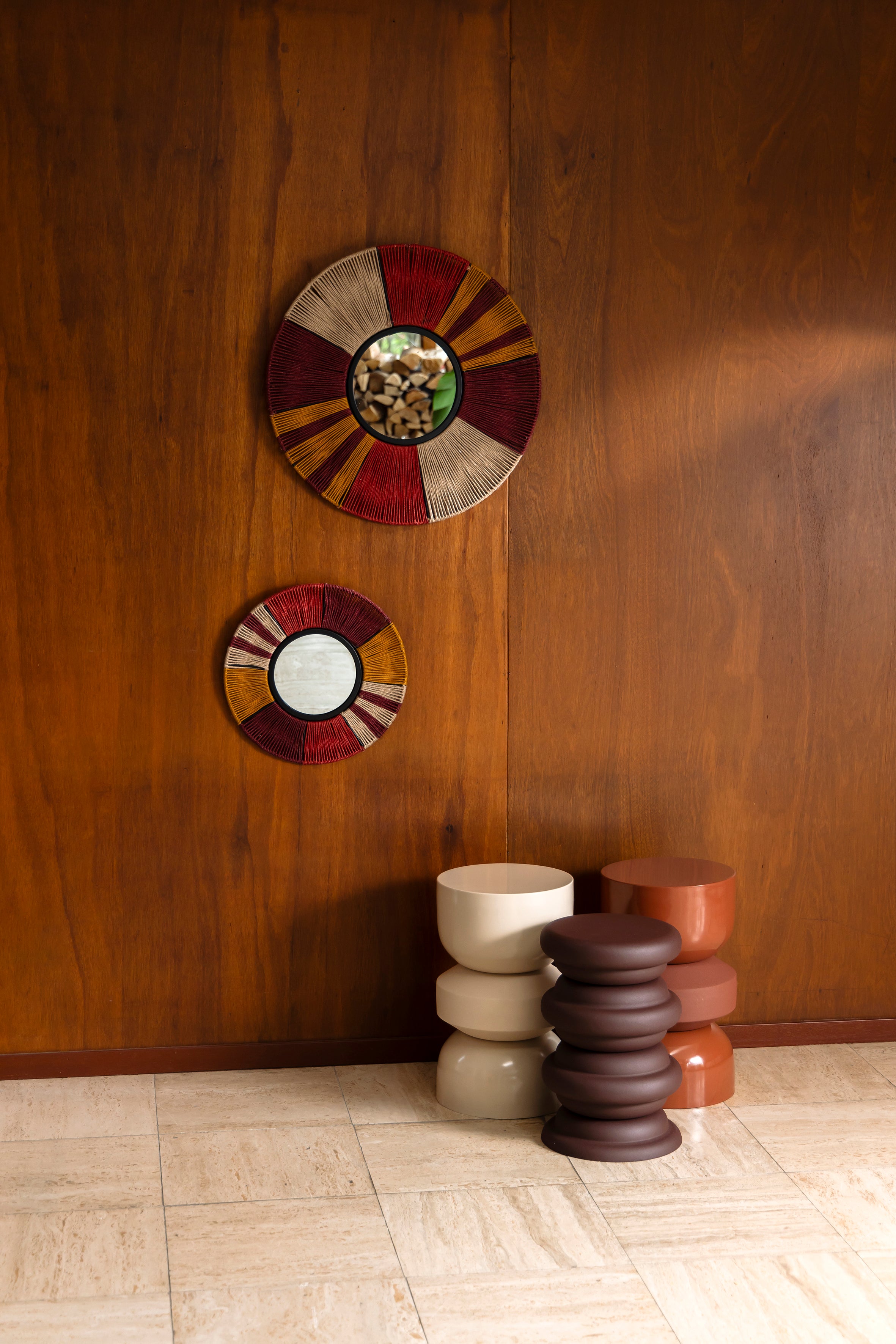 Dutchbone Apollo Terra Stool Side Table